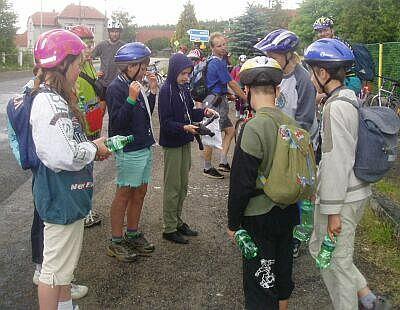 Přidání mladších cyklistů v Pačejově