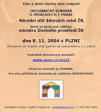 Pozvánka na seminář