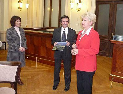 Během slavnostního křtu knihy