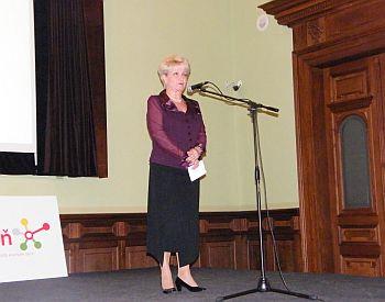 Ze slavnostního vyhlášení - projev hejtmanky PK Milady Emmerové