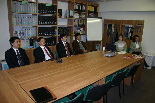 Jednání na Západočeské univerzitě vedla Mgr. Helena Marie Adjal, vedoucí Zahraničních vztahů