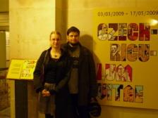 Studenti UUD Marie Kohoutová a Václav Šlajch